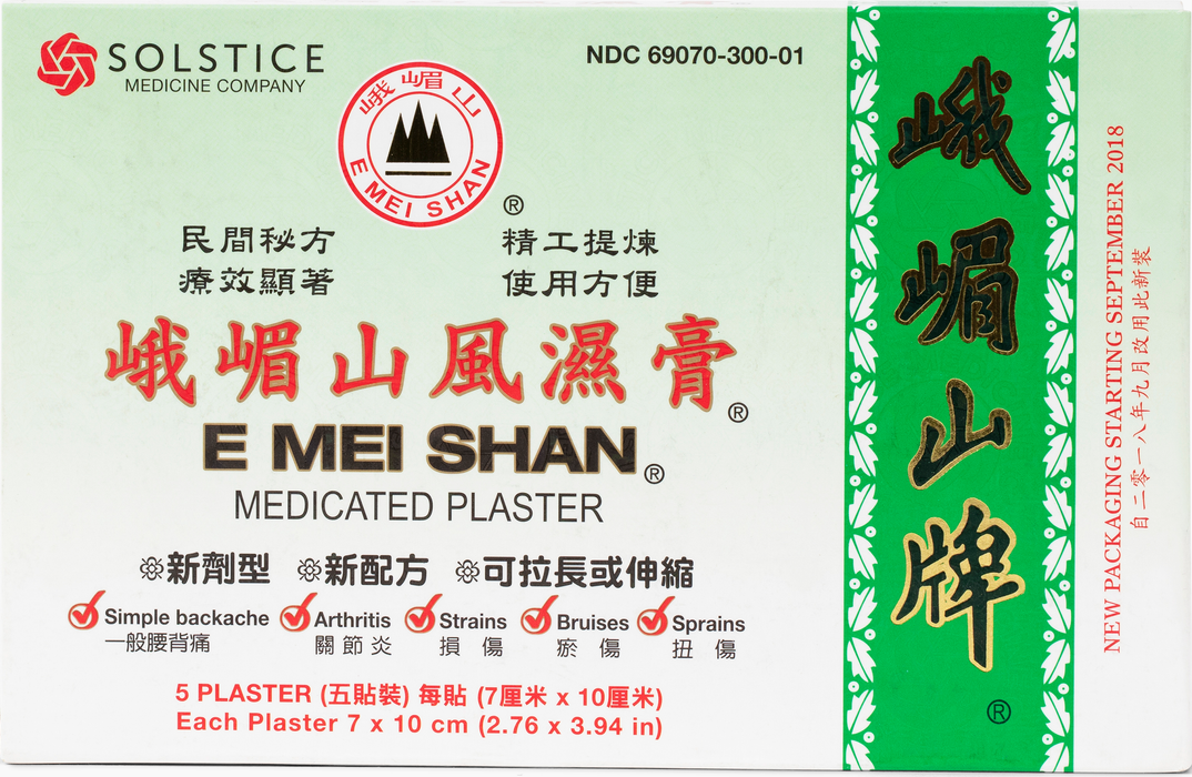 E Mei Shan (Jako Kokotsu) Medicated Plaster: Units: per PK20